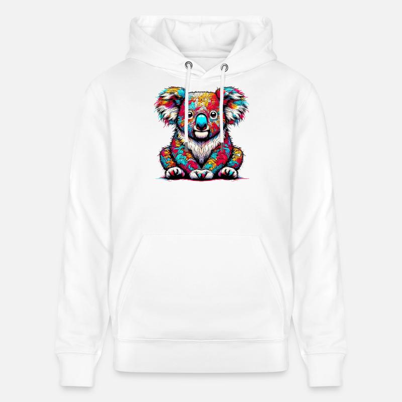 Koala - Sweat à capuche bio CRUISER Stanley/Stella Unisexe - blanc