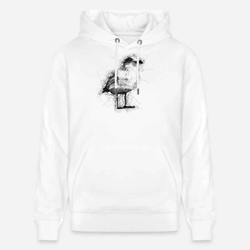 Mouette - Sweat à capuche bio CRUISER Stanley/Stella Unisexe - blanc