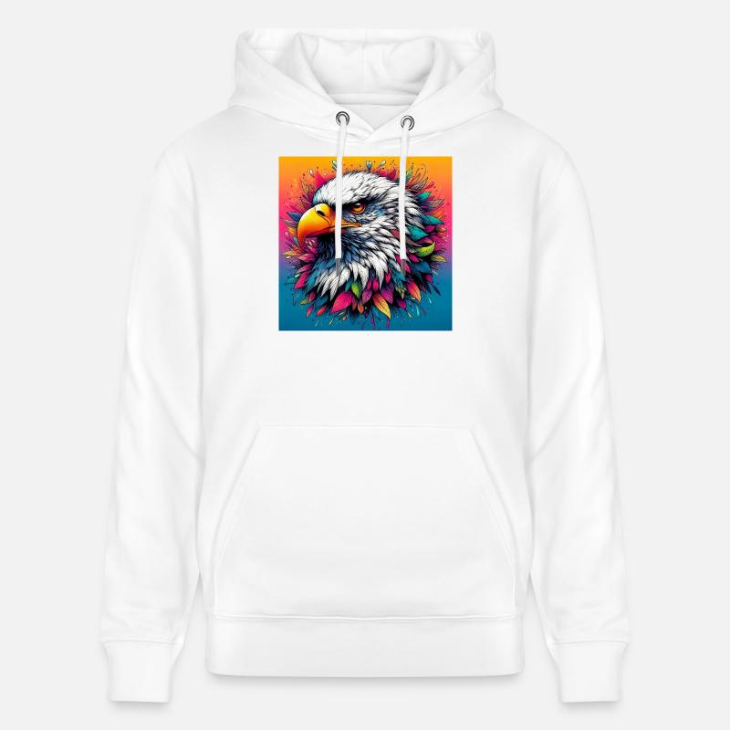 aigle - Sweat à capuche bio CRUISER Stanley/Stella Unisexe - blanc