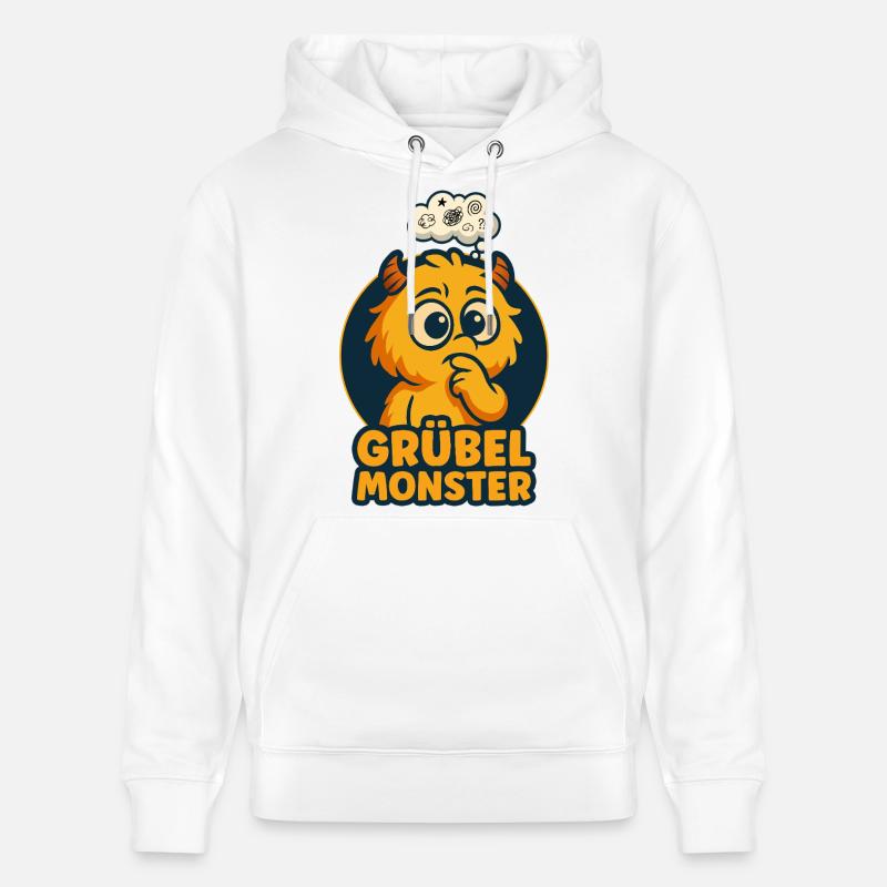 Monstres couvants – Mignon, réfléchi et drôle - Sweat à capuche bio CRUISER Stanley/Stella Unisexe - blanc