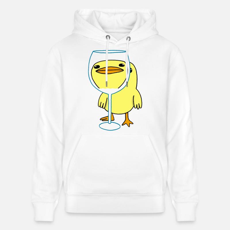 Poussin mignon - Sweat à capuche bio CRUISER Stanley/Stella Unisexe - blanc