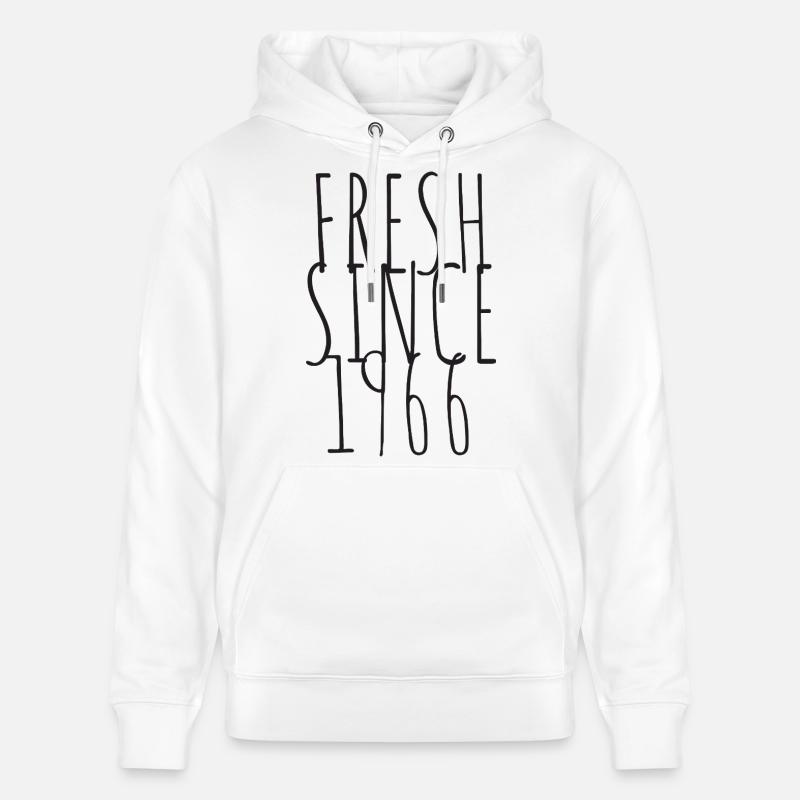 Millésime 1966 - Sweat à capuche bio CRUISER Stanley/Stella Unisexe - blanc