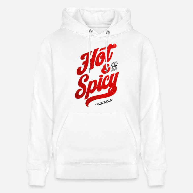 Chaud et épicé - Sweat à capuche bio CRUISER Stanley/Stella Unisexe - blanc