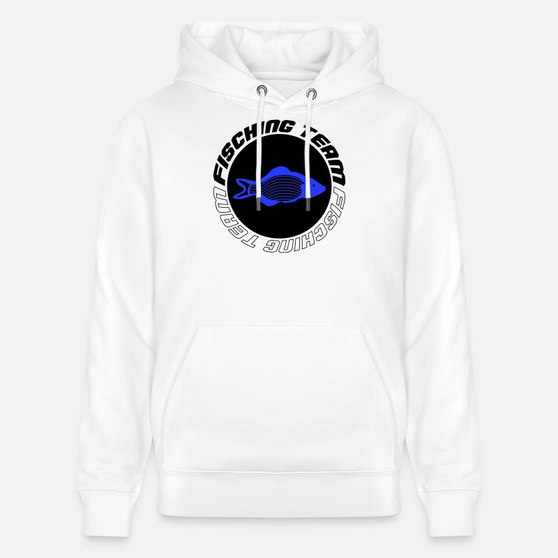Équipe de pêche - Sweat à capuche bio CRUISER Stanley/Stella Unisexe - blanc