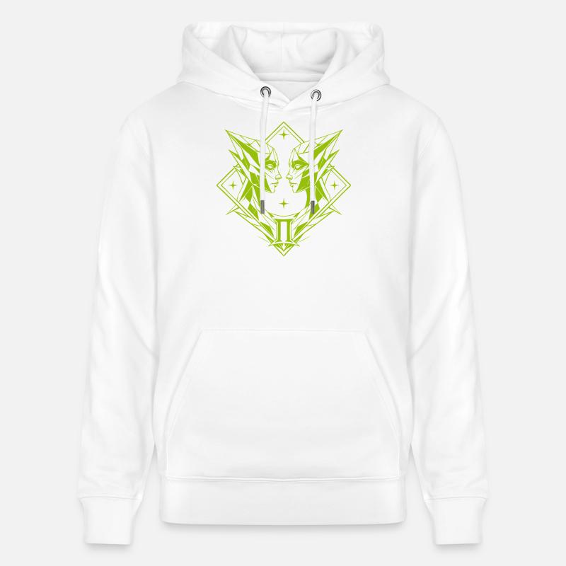 Gémeaux – Dualité et Équilibre - Sweat à capuche bio CRUISER Stanley/Stella Unisexe - blanc