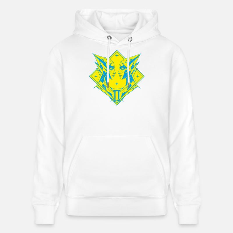 Gémeaux – Dualité et Équilibre - Sweat à capuche bio CRUISER Stanley/Stella Unisexe - blanc