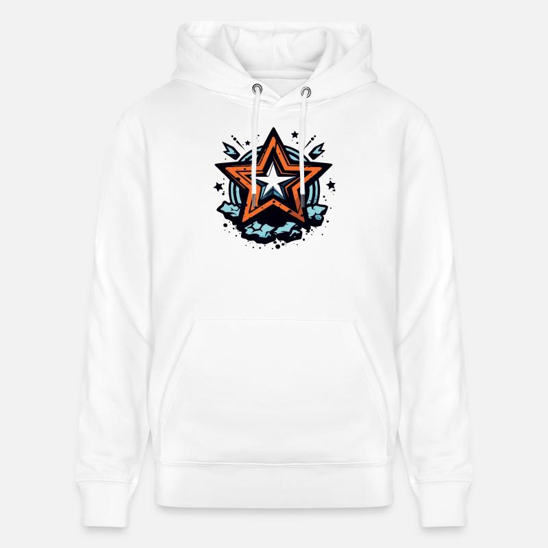 Le héros vedette du peuple - Sweat à capuche bio CRUISER Stanley/Stella Unisexe - blanc
