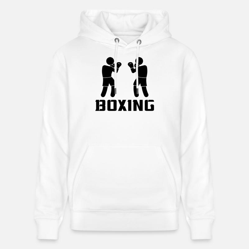 Boxe - Sweat à capuche bio CRUISER Stanley/Stella Unisexe - blanc