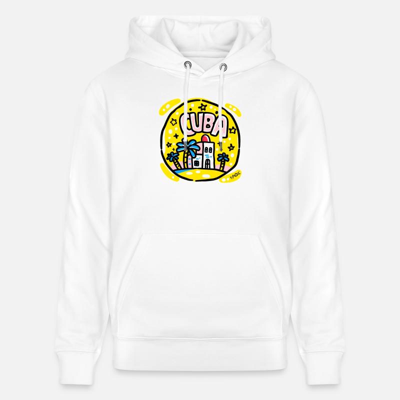 Cuba mignon - Sweat à capuche bio CRUISER Stanley/Stella Unisexe - blanc