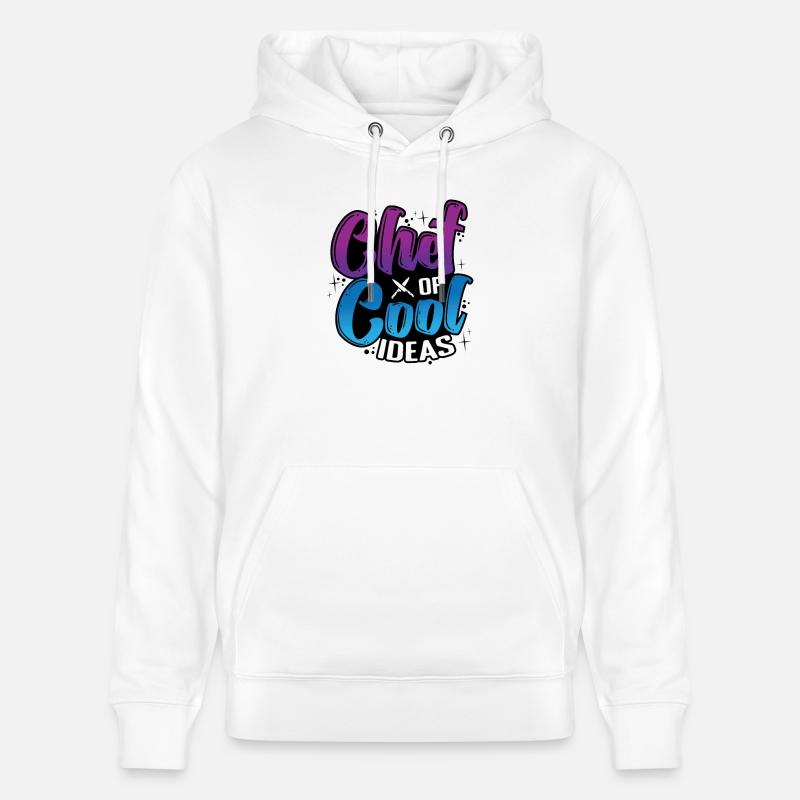 Chef d’idées cool - Sweat à capuche bio CRUISER Stanley/Stella Unisexe - blanc