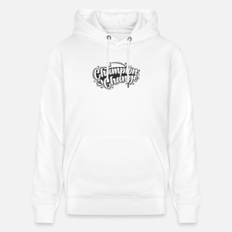 Champion du changement - Sweat à capuche bio CRUISER Stanley/Stella Unisexe - blanc