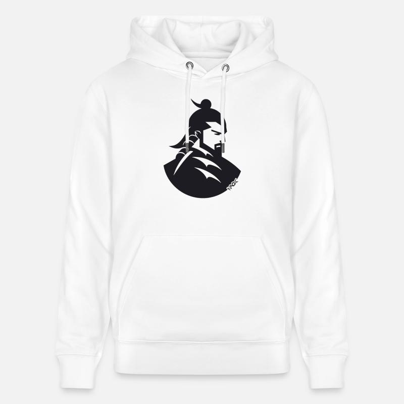 Ein japanischer Samurai Shogun - Stanley/Stella Unisex Bio-Hoodie CRUISER - Weiß