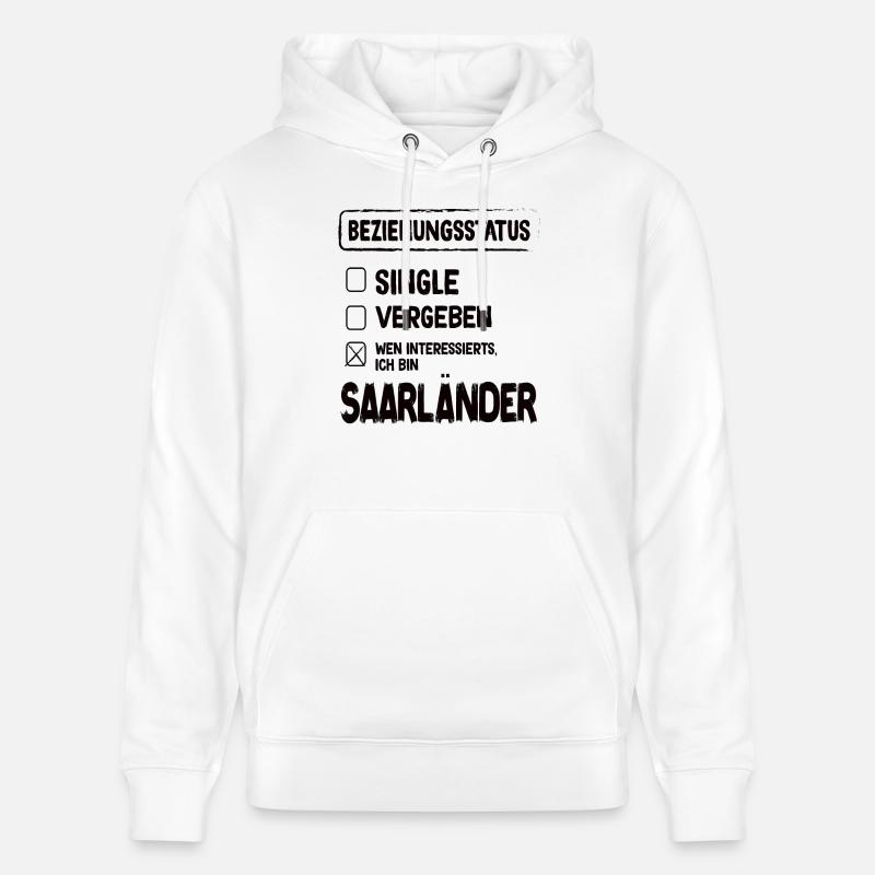 Sarre Relation Situation Sarre - Sweat à capuche bio CRUISER Stanley/Stella Unisexe - blanc