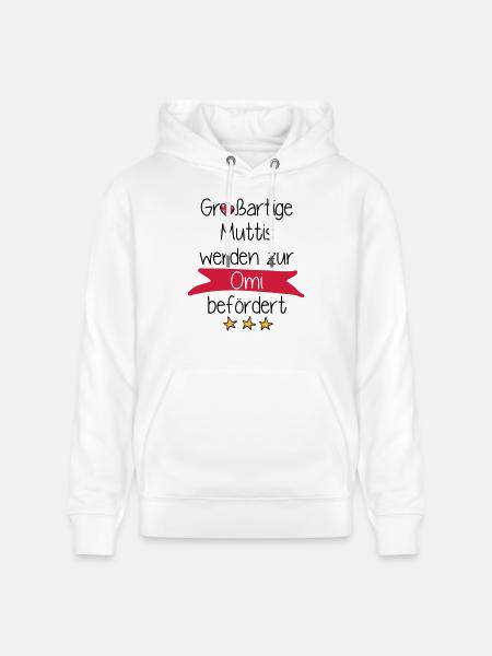 Großartige Muttis - Stanley/Stella Unisex Bio-Hoodie CRUISER  - Weiß