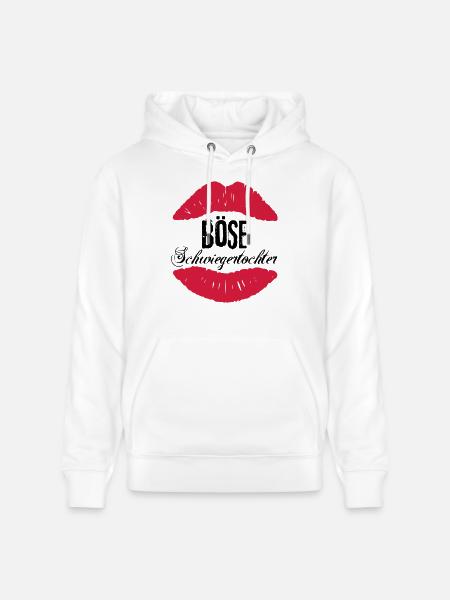 Böse Schwiegertochter - Stanley/Stella Unisex Bio-Hoodie CRUISER  - Weiß