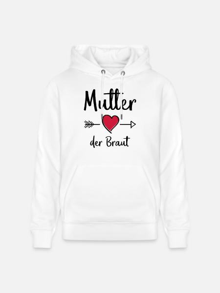 mutter der braut - Stanley/Stella Unisex Bio-Hoodie CRUISER - Weiß