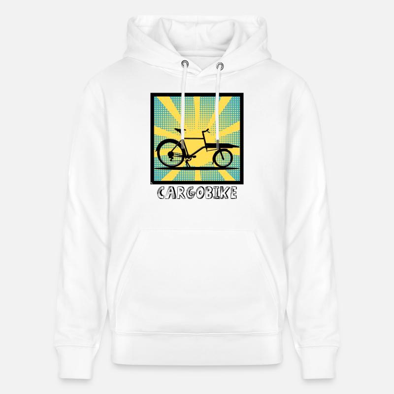 Vélo cargo Popartstyle, Vélo cargo - Sweat à capuche bio CRUISER Stanley/Stella Unisexe - blanc