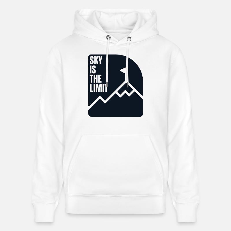 Le ciel est la limite - Sweat à capuche bio CRUISER Stanley/Stella Unisexe - blanc