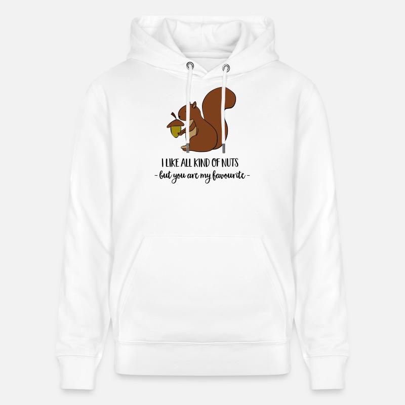 Eichhörnchen - Stanley/Stella Unisex Bio-Hoodie CRUISER  - Weiß