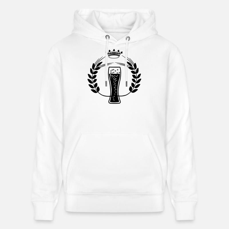 Bière de blé grain de maïs - Sweat à capuche bio CRUISER Stanley/Stella Unisexe - blanc