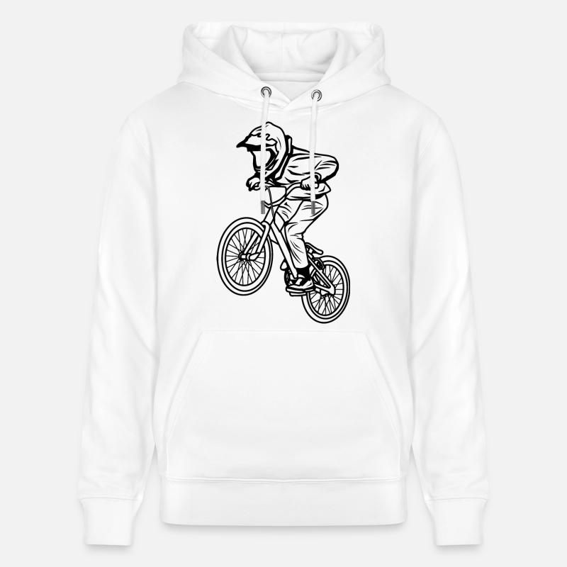 BMX Junge - Stanley/Stella Unisex Bio-Hoodie CRUISER  - Weiß