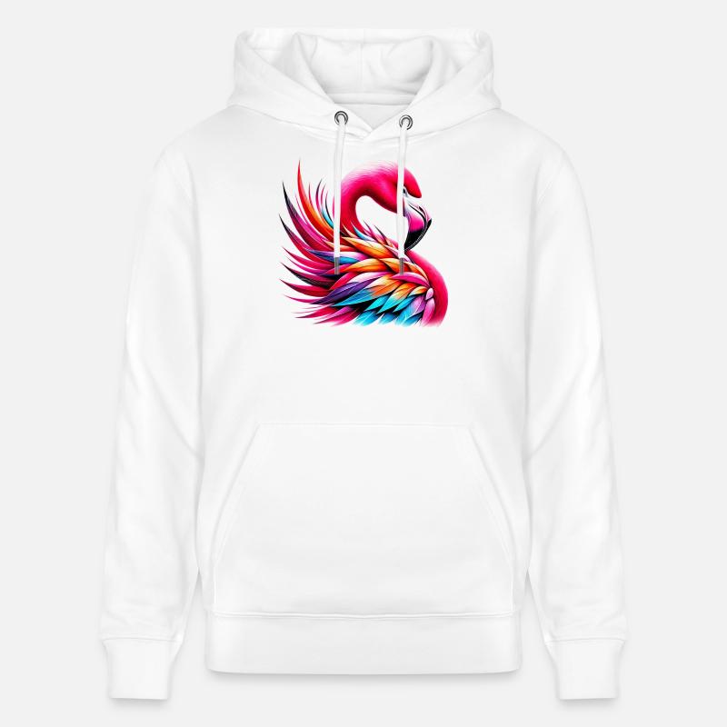 Flamant - Sweat à capuche bio CRUISER Stanley/Stella Unisexe - blanc