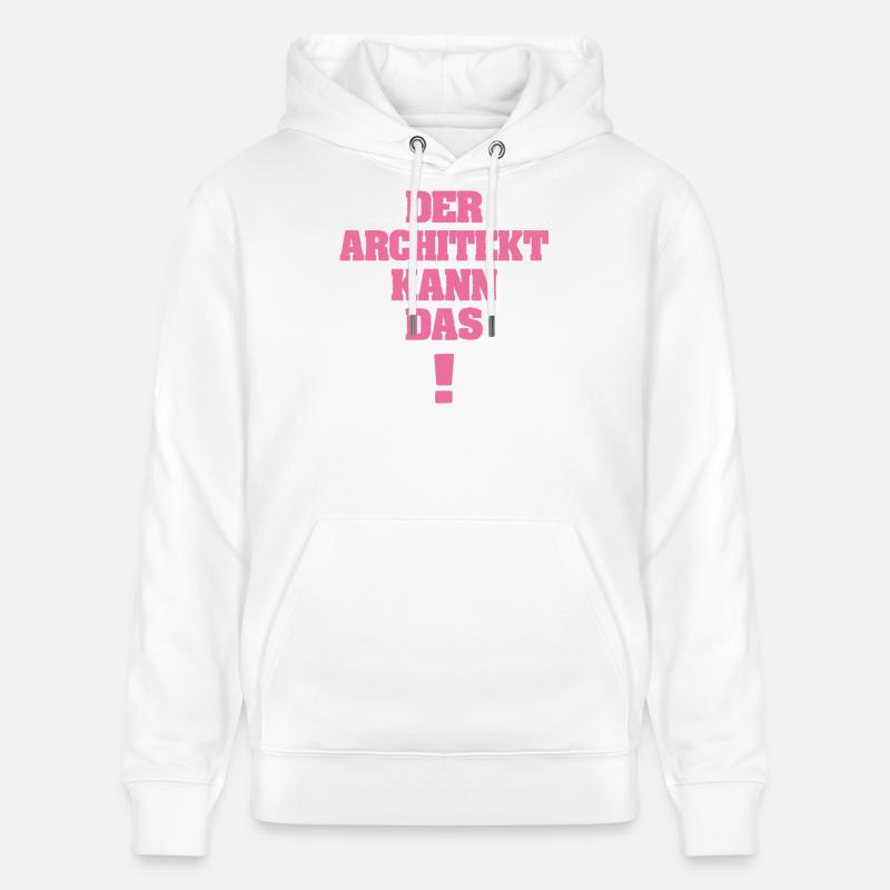 architecte - Sweat à capuche bio CRUISER Stanley/Stella Unisexe - blanc