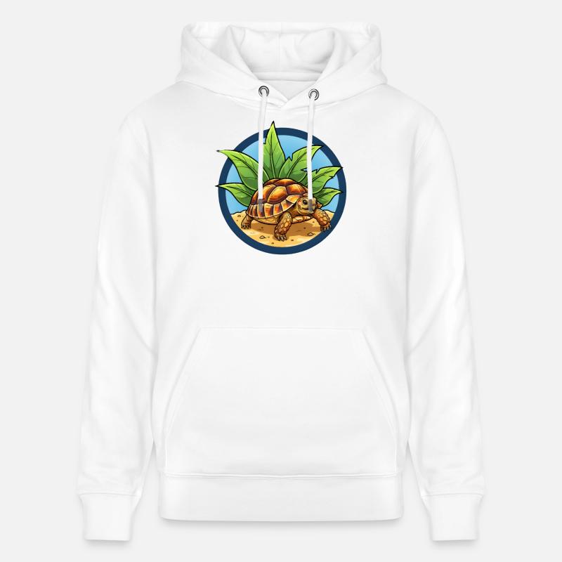 Tortue égyptienne - Sweat à capuche bio CRUISER Stanley/Stella Unisexe - blanc