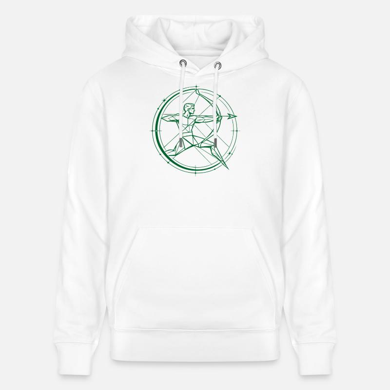 Signe du Sagittaire – But & Liberté - Sweat à capuche bio CRUISER Stanley/Stella Unisexe - blanc
