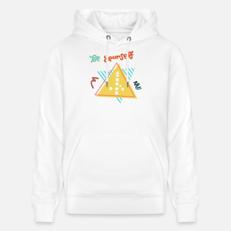 Sois toi-même - Sweat à capuche bio CRUISER Stanley/Stella Unisexe - blanc