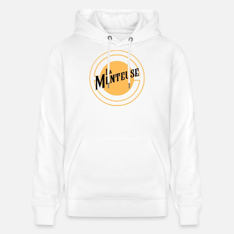 La Menteuse - Sweat à capuche bio CRUISER Stanley/Stella Unisexe - blanc