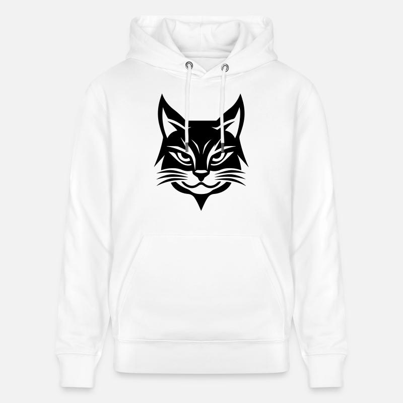 Tête de chat - Sweat à capuche bio CRUISER Stanley/Stella Unisexe - blanc