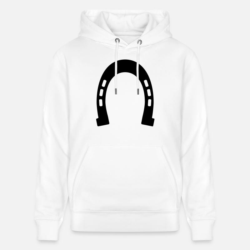 Sabot de cheval - Sweat à capuche bio CRUISER Stanley/Stella Unisexe - blanc