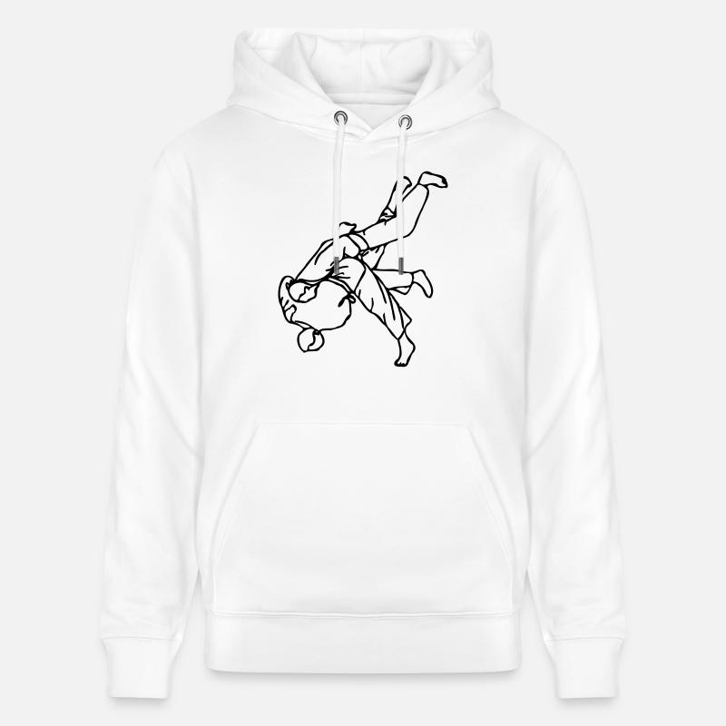 technique de judo - Sweat à capuche bio CRUISER Stanley/Stella Unisexe - blanc