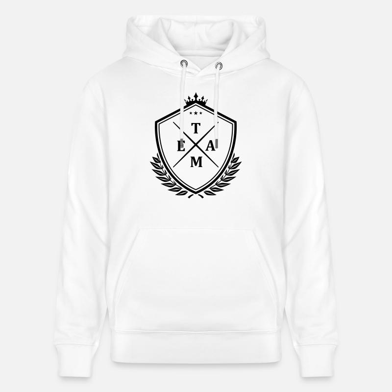 Écusson de l’équipe - Sweat à capuche bio CRUISER Stanley/Stella Unisexe - blanc