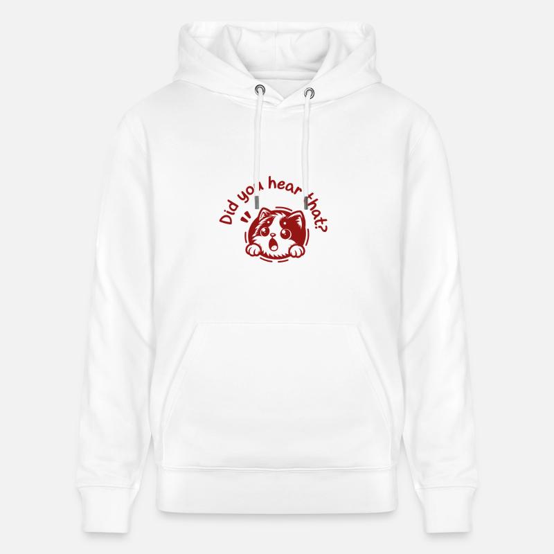 Vous avez entendu? - Sweat à capuche bio CRUISER Stanley/Stella Unisexe - blanc