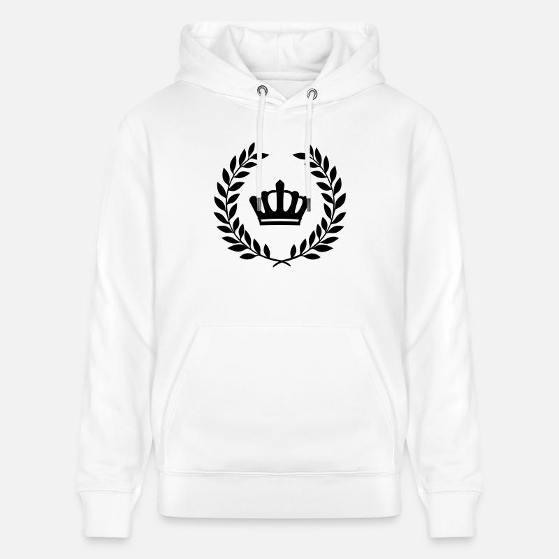 Couronne de laurier - Sweat à capuche bio CRUISER Stanley/Stella Unisexe - blanc