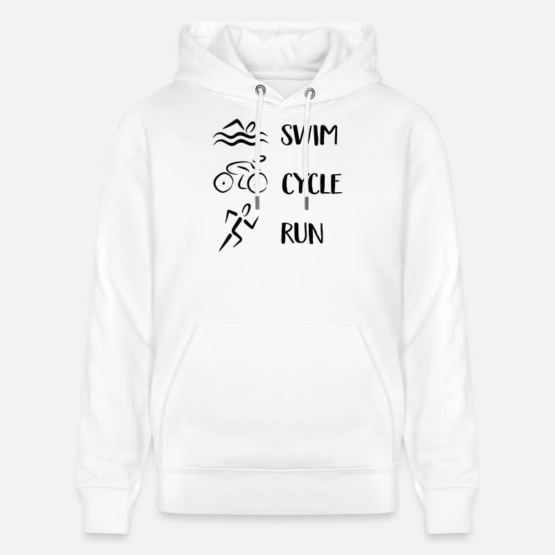 Triathlon - Sweat à capuche bio CRUISER Stanley/Stella Unisexe - blanc