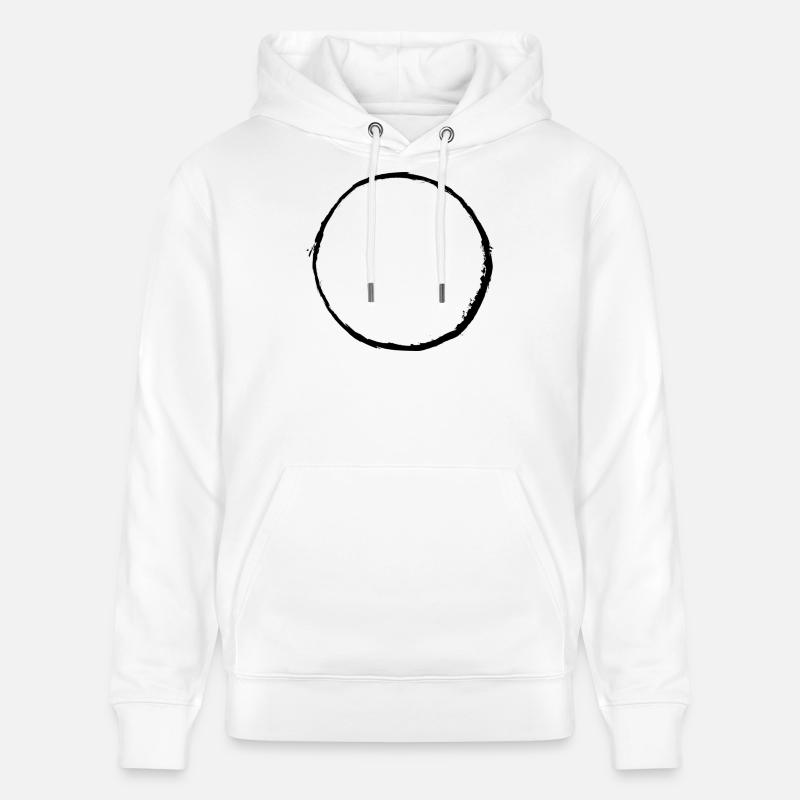 BROSSE CERCLE - Sweat à capuche bio CRUISER Stanley/Stella Unisexe - blanc