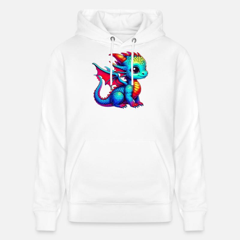 Dragon - Sweat à capuche bio CRUISER Stanley/Stella Unisexe - blanc