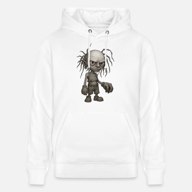 Grumpy Grom (Outcast Edition) - Stanley/Stella Unisex Bio-Hoodie CRUISER  - Weiß