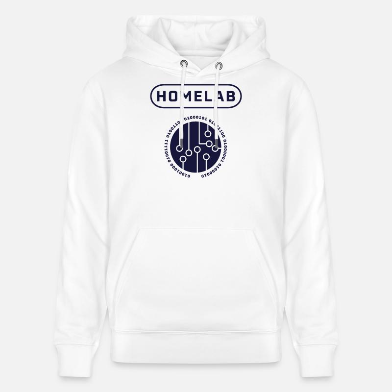 Technologie d’IA numérique Impression graphique - Sweat à capuche bio CRUISER Stanley/Stella Unisexe - blanc