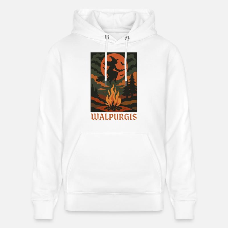 Nuit de Walpurgis - Sweat à capuche bio CRUISER Stanley/Stella Unisexe - blanc