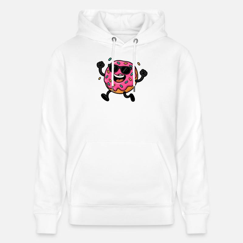 Amusement aux lunettes de soleil - Sweat à capuche bio CRUISER Stanley/Stella Unisexe - blanc