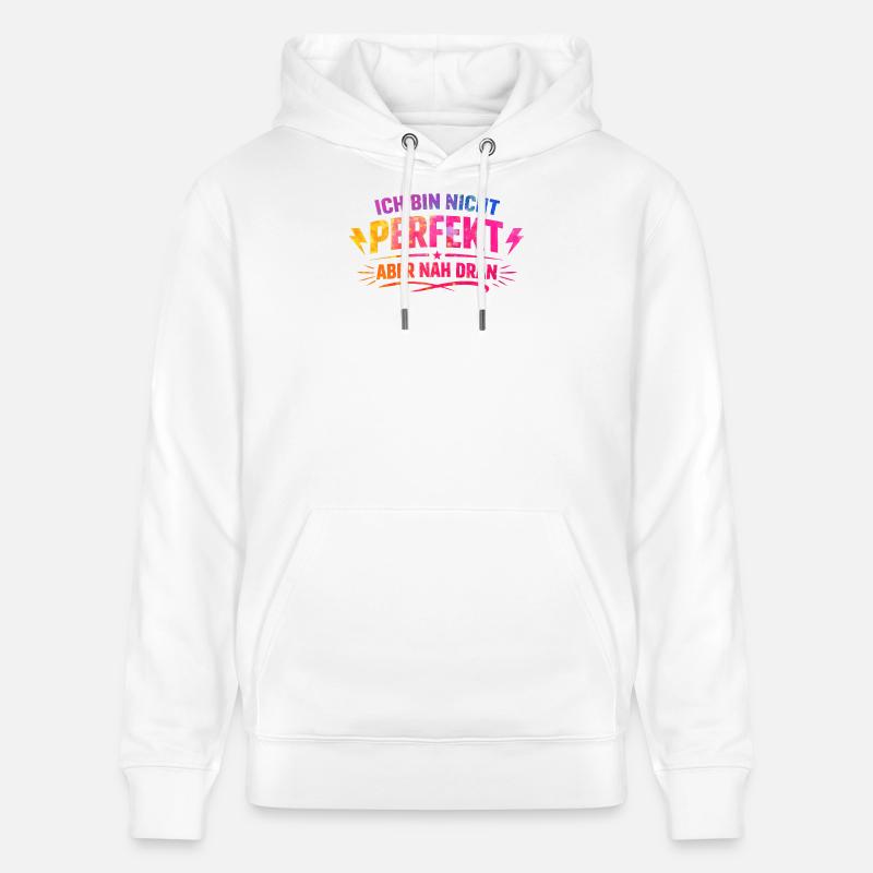 Je ne suis pas parfaitement proche - Sweat à capuche bio CRUISER Stanley/Stella Unisexe - blanc
