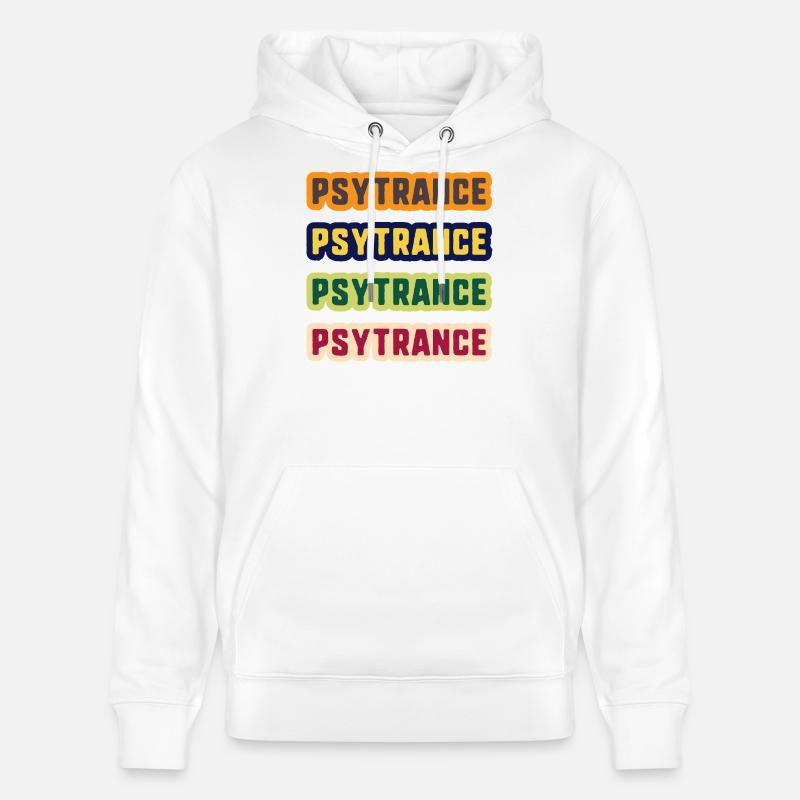 Psytrance-Farbstack - Stanley/Stella Unisex Bio-Hoodie CRUISER  - Weiß