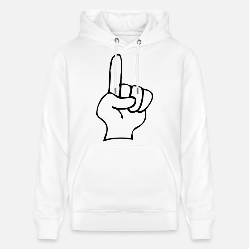 Index - Sweat à capuche bio CRUISER Stanley/Stella Unisexe - blanc