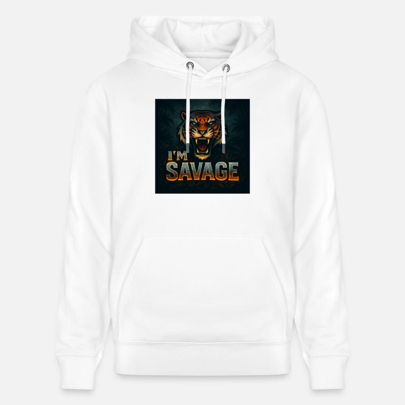 2EA750CE BEB5 4370 B93A 76571834F499 - Sweat à capuche bio CRUISER Stanley/Stella Unisexe - blanc