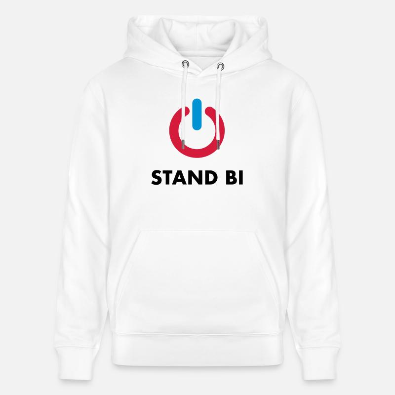 Bi se - Sweat à capuche bio CRUISER Stanley/Stella Unisexe - blanc