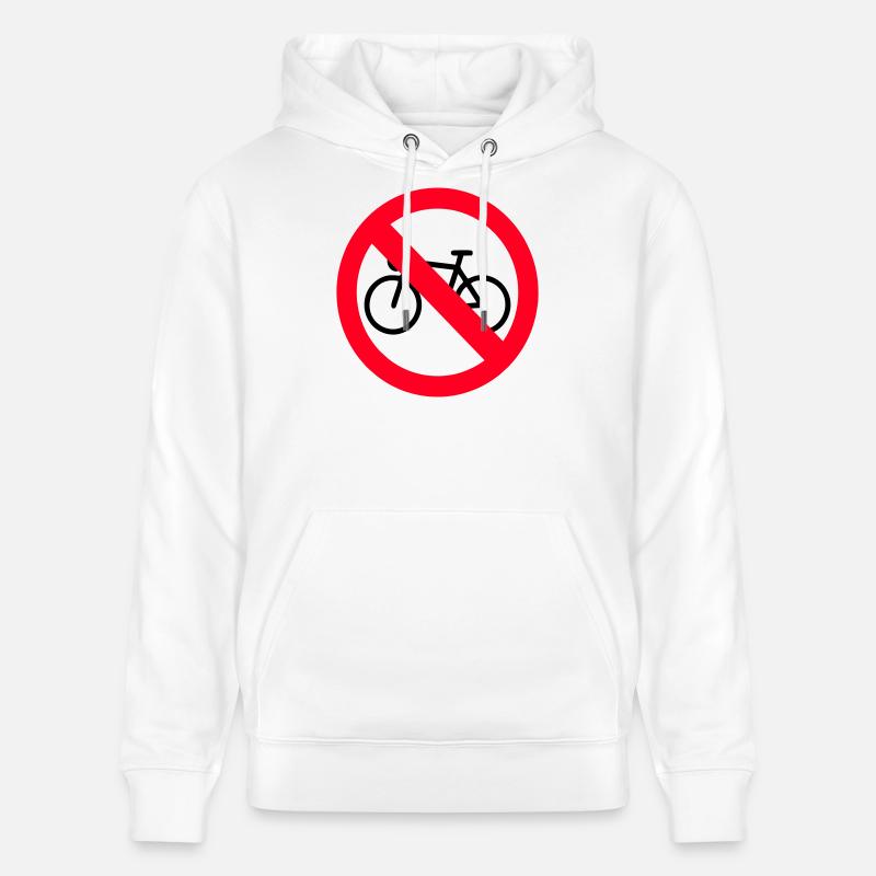Pas de vélo - Sweat à capuche bio CRUISER Stanley/Stella Unisexe - blanc